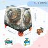 Wajiw Animal World Water Table Cover for Step2 Rain Showers Splash Pond Water Table Waterproof Anti-UV Dust Proof Outdoor Toys Cover-Cover only view 3