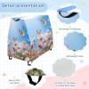 Wajiw Butterflies and Flowers Water Table Cover for Step2 Rain Showers Splash Pond Water Table Waterproof Anti-UV Dust Proof Outdoor Toys Cover-Cover only view 4
