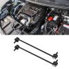 2pcs Front Anti Roll Bar Link Stabiliser Bar Drop Links for 307 308 3008, High Durability Metal Front Drop Link Replacement Parts,Ball tie Rod view 2