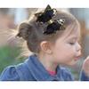 Glitter Leopard Hair Bow Clips for Girls Women Leopard Bow hairpin Hair Accessories.(FJ119) (B) view 3