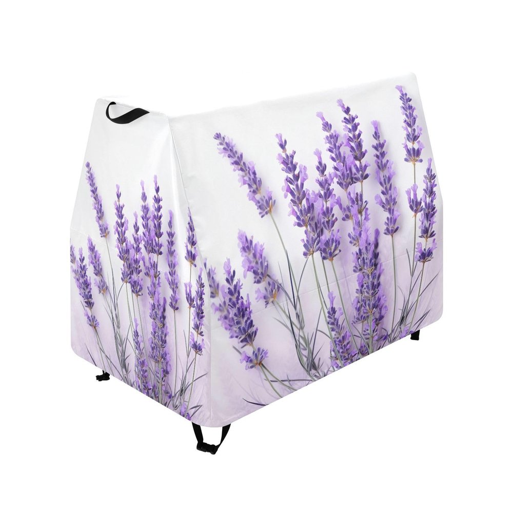 Wajiw Lavender Flower Water Table Cover for Step2 Rain Showers Splash Pond Water Table Waterproof Anti-UV Dust Proof Outdoor Toys Cover-Cover only