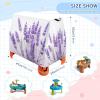Wajiw Lavender Flower Water Table Cover for Step2 Rain Showers Splash Pond Water Table Waterproof Anti-UV Dust Proof Outdoor Toys Cover-Cover only view 3
