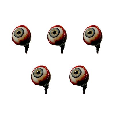 FGDTREE 5 Pcs Bloody Eyeballs Halloween Decor Halloween Realistic Eyeball Horror Props Artificial Eyeball Halloween Prank Prop Bloody Eyeballs