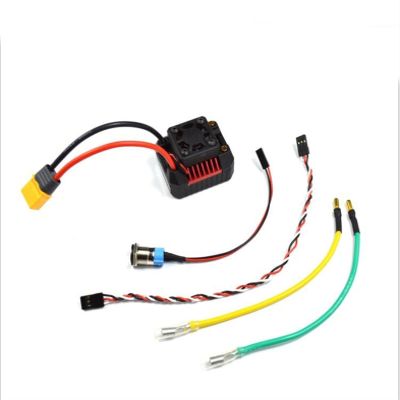 98g 50 * 43 * 33 8v-16v NZ500A Brushed ESC with T Plug/XT60 Plug Conventional 85A Peak 500A Waterproof with Fan for Ship Model(XT60plug)