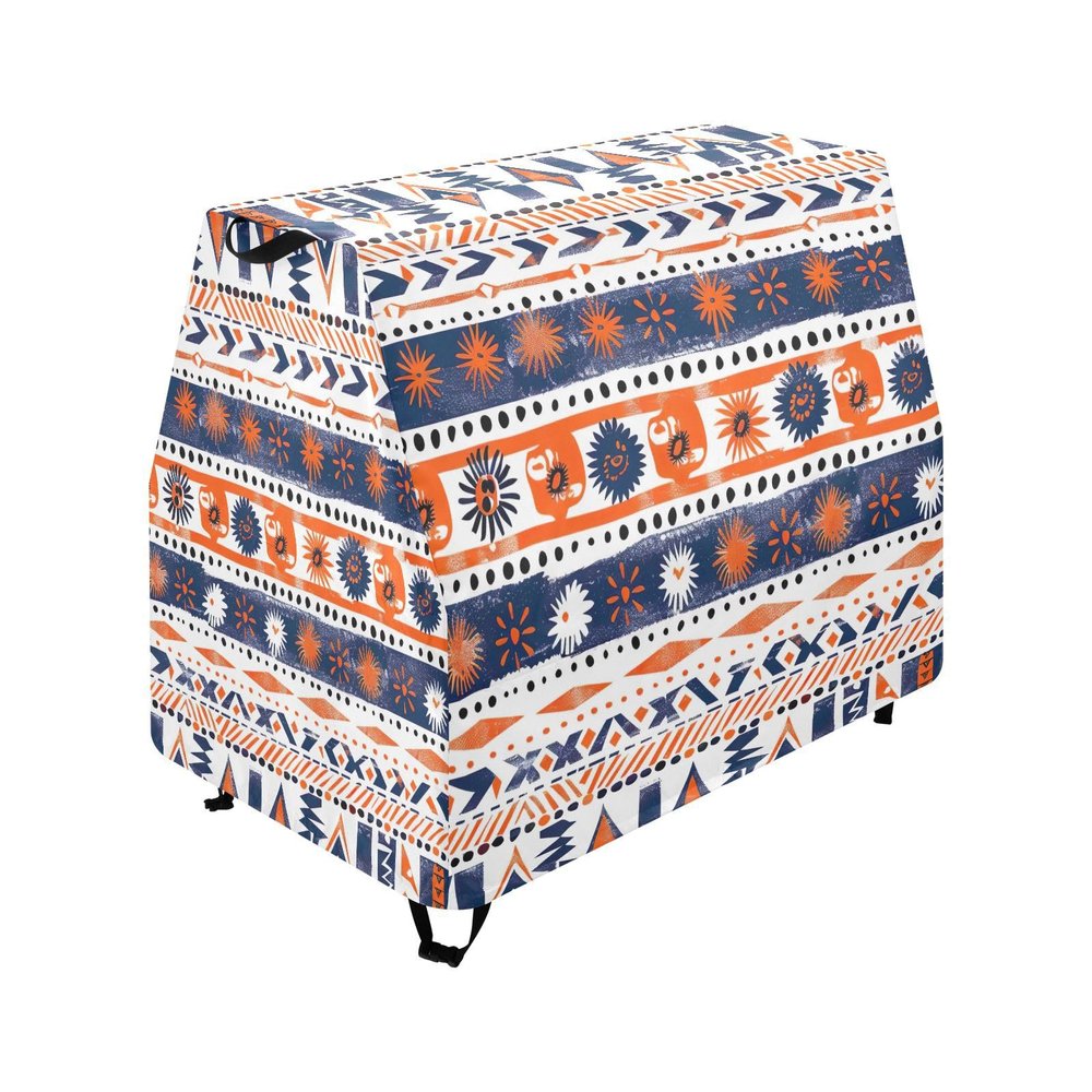 Wajiw Aztec Pattern Water Table Cover for Step2 Rain Showers Splash Pond Water Table Waterproof Anti-UV Dust Proof Outdoor Toys Cover-Cover only