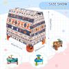 Wajiw Aztec Pattern Water Table Cover for Step2 Rain Showers Splash Pond Water Table Waterproof Anti-UV Dust Proof Outdoor Toys Cover-Cover only view 3