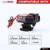 RCAWD Full Metal 2-Speed Transmission Gearbox with Base for FMS 1/18 Crawler Parts(Black view 2