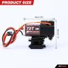 RCAWD Full Metal 2-Speed Transmission Gearbox with Base for FMS 1/18 Crawler Parts(Black view 3