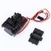 RCAWD Full Metal 2-Speed Transmission Gearbox with Base for FMS 1/18 Crawler Parts(Black view 4