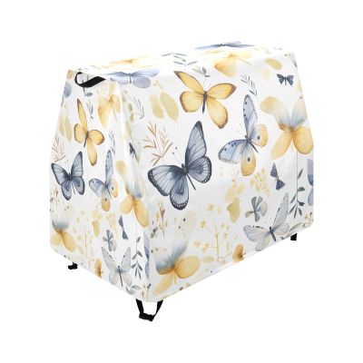Wajiw Butterflies Water Table Cover for Step2 Rain Showers Splash Pond Water Table Waterproof Anti-UV Dust Proof Outdoor Toys Cover-Cover only