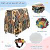Wajiw Aztec Pattern Water Table Cover for Step2 Rain Showers Splash Pond Water Table Waterproof Anti-UV Dust Proof Outdoor Toys Cover-Cover only view 4