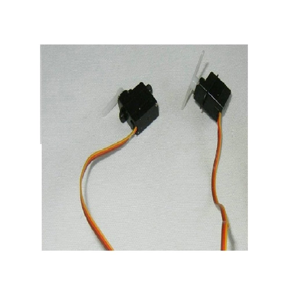 3.6-6V OpenTx Receiver with Two-Way Unidirectional Brushed ESC 4 Servo Outputs Receiver for RC Airplane Boat Model Accessory(2pcs servo)