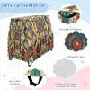 Wajiw Aztec Pattern Water Table Cover for Step2 Rain Showers Splash Pond Water Table Waterproof Anti-UV Dust Proof Outdoor Toys Cover-Cover only view 4