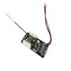DingMotuo 3.6-6V OpenTx Receiver with Two-Way Unidirectional Brushed ESC 4 Servo Outputs Receiver for RC Airplane Boat Model Accessory(Receiver) view 1