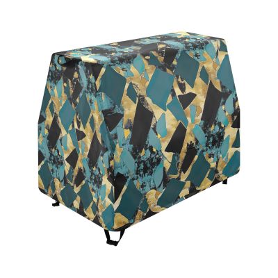 Wajiw Abstract Pattern Water Table Cover for Step2 Rain Showers Splash Pond Water Table Waterproof Anti-UV Dust Proof Outdoor Toys Cover-Cover only