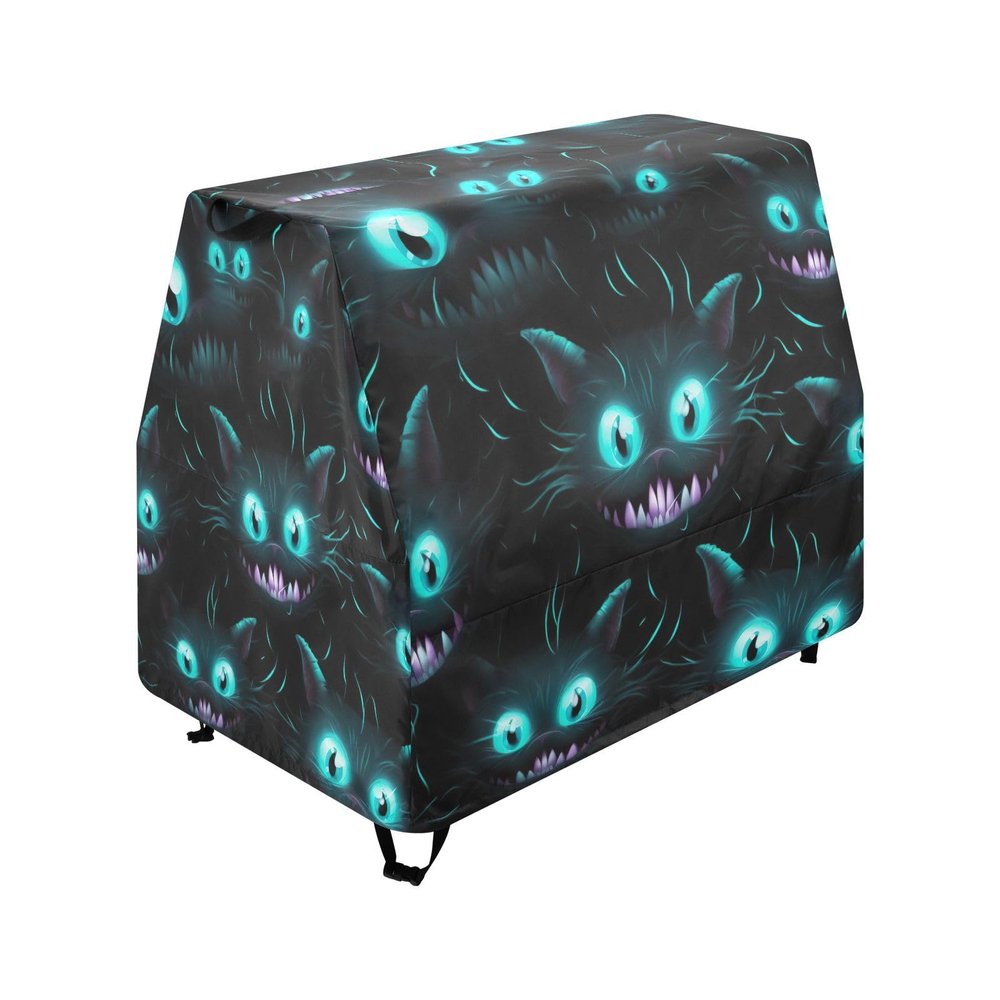 Wajiw Black Cat Water Table Cover for Step2 Rain Showers Splash Pond Water Table Waterproof Anti-UV Dust Proof Outdoor Toys Cover-Cover only