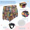 Wajiw Aztec Pattern Water Table Cover for Step2 Rain Showers Splash Pond Water Table Waterproof Anti-UV Dust Proof Outdoor Toys Cover-Cover only view 4