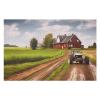 1000 PCS Jigsaw Puzzle for Adults Personalized Picture Puzzle Country Road with Farm and Tractor Customized Wooden Puzzle for Family, Birthday, Wedding, Game Nights Gifts, 20.4"x15" view 3