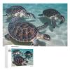 1000 PCS Jigsaw Puzzle for Adults Personalized Picture Puzzle Sea Turtles Customized Wooden Puzzle for Family, Birthday, Wedding, Game Nights Gifts, 20.4"x15" view 1