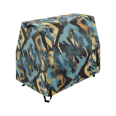 Wajiw Abstract Pattern Water Table Cover for Step2 Rain Showers Splash Pond Water Table Waterproof Anti-UV Dust Proof Outdoor Toys Cover-Cover only