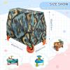 Wajiw Abstract Pattern Water Table Cover for Step2 Rain Showers Splash Pond Water Table Waterproof Anti-UV Dust Proof Outdoor Toys Cover-Cover only view 3