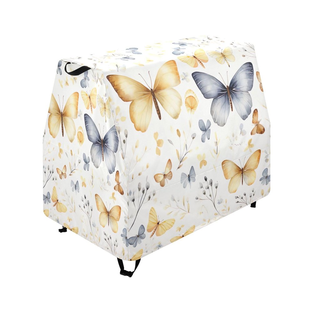 Wajiw Butterflies Water Table Cover for Step2 Rain Showers Splash Pond Water Table Waterproof Anti-UV Dust Proof Outdoor Toys Cover-Cover only