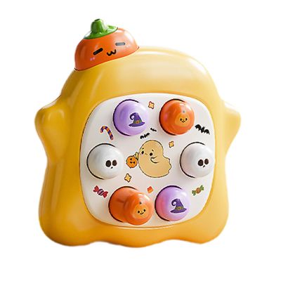 Qianly Sensory Toy Memory Game, Portable Activities Game, Developmental Educational Toys for Girls Boys Children , Pumpkin Yellow