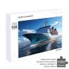1000 PCS Jigsaw Puzzle for Adults Personalized Picture Puzzle Ocean Ferry Boat Customized Wooden Puzzle for Family, Birthday, Wedding, Game Nights Gifts, 20.4"x15" view 4