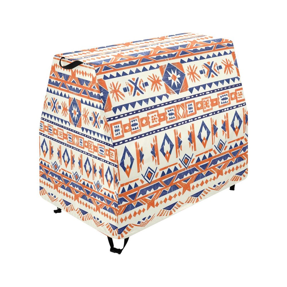 Wajiw Aztec Pattern Water Table Cover for Step2 Rain Showers Splash Pond Water Table Waterproof Anti-UV Dust Proof Outdoor Toys Cover-Cover only