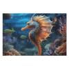 1000 PCS Jigsaw Puzzle for Adults Personalized Picture Puzzle Ocean Seahorse Customized Wooden Puzzle for Family, Birthday, Wedding, Game Nights Gifts, 20.4"x15" view 3