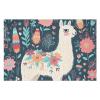 1000 PCS Jigsaw Puzzle for Adults Personalized Picture Puzzle Cute Llama Floral Customized Wooden Puzzle for Family, Birthday, Wedding, Game Nights Gifts, 20.4"x15" view 3