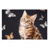 1000 PCS Jigsaw Puzzle for Adults Personalized Picture Puzzle Cat Butterfly Customized Wooden Puzzle for Family, Birthday, Wedding, Game Nights Gifts, 20.4"x15" view 3
