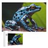 1000 PCS Jigsaw Puzzle for Adults Personalized Picture Puzzle Dart Frog Blue Customized Wooden Puzzle for Family, Birthday, Wedding, Game Nights Gifts, 20.4"x15" view 1