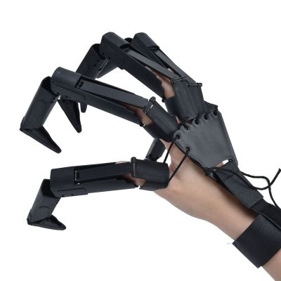 Cyrank Articulated Finger Extensions, Long Fingers Halloween Articulated Fingers Skeleton Printed Articulated Finger Extensions for Halloween Party Cosplay(Right)