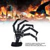 Cyrank Articulated Finger Extensions, Long Fingers Halloween Articulated Fingers Skeleton Printed Articulated Finger Extensions for Halloween Party Cosplay(Right) view 2