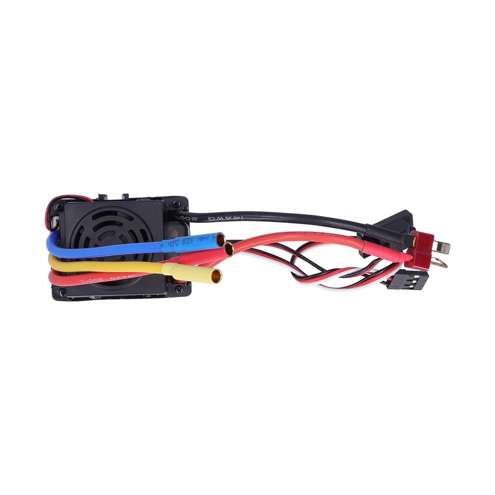 60A RC ESC,Multiple Protection Function Brushless ESC,Waterproof Electronic Speed Controller ESC for 1:10 Remote Control Car,RC Car Accessories