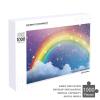 1000 PCS Jigsaw Puzzle for Adults Personalized Picture Puzzle Star in Rainbow Sky Customized Wooden Puzzle for Family, Birthday, Wedding, Game Nights Gifts, 20.4"x15" view 4