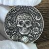 Memento Mori Memento Vivere Motivational Challenge Coin for Embracing Life and Remembering Mortality (Single Coin) view 3
