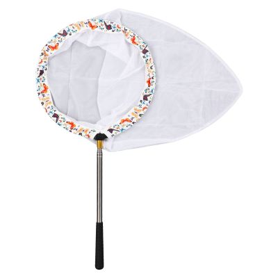 CRBWXONLIFE Net with Retractable Handle, Lockable Telescopic Net, Collecting Net for All Ages Kids and Adults