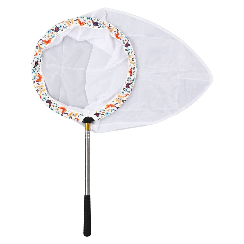 CRBWXONLIFE Net with Retractable Handle, Lockable Telescopic Net, Collecting Net for All Ages Kids and Adults