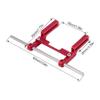 AMK TRX4M Bumper, Adjustable Front Bumper for 1/18 Scale RC Crawler Car TRX4M Defender/Ford Bronco Upgrades, Black view 4