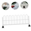 BCOATH 8pcs Miniature Traffic Fence Realistic Road Sign Barriers for Table Play and Sturdy Model Fencing for Dollhouses and Micro Landscapes Brightly Colored and Non-deforming view 2