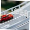 BCOATH 8pcs Miniature Traffic Fence Realistic Road Sign Barriers for Table Play and Sturdy Model Fencing for Dollhouses and Micro Landscapes Brightly Colored and Non-deforming view 4