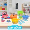 Baby Shark Pots and Pans Pretend Play Kids Kitchen Accessories for Toddler Girl Boy Toy Cooking Dishes Utensils Bowls view 4