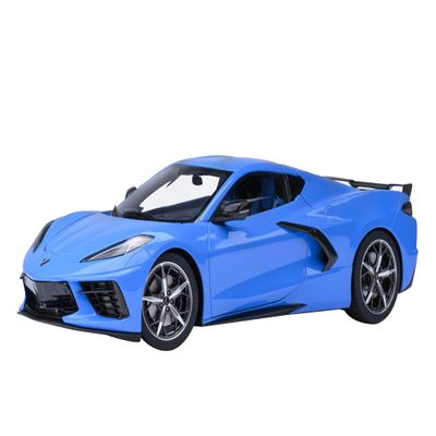 AUTOart 2020 Chevy C8 Stingray Rapid Blue 1/18 Model Car 71281