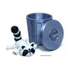 Generic 3 pcs Racoon, Articulated Back and White Racoon with Trash Can, 3D Printed Racoon, Trash Panda & Garbage Can, Articulated Racoon Fidget ADHD Autism Toy AR004 view 4
