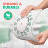 Scribbledo 10 Pack Telling Time Teaching Sheets - 9'x12' Dry Erase Learning Clocks for Kids Homeschooling Supplies view 4