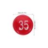 Parliky 1pack Numbered Plastic Raffle Balls Lightweight Lottery Game Props for Bingo Parties and Events and Easy to Identify Small Lottery Balls view 3
