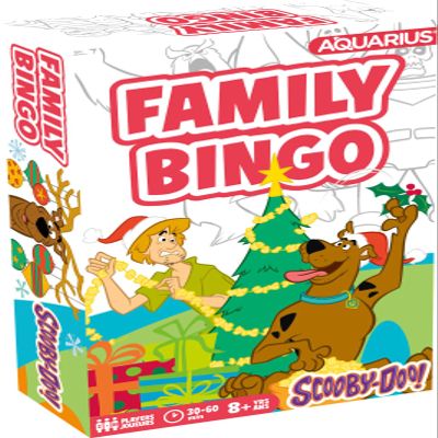 Aquarius Scooby-Doo! Christmas Family Bingo - Fun Family Party Game for Kids, Teens & Adults - Entertaining Game Night Gift - Officially Licensed Scooby Doo Merchandise