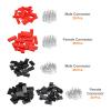 MECCANIXITY 25 Set Servo Plug Male Female Connector Crimp Pin Cable Kit for RC Car Airplane Model Parts Electrical Wire view 4